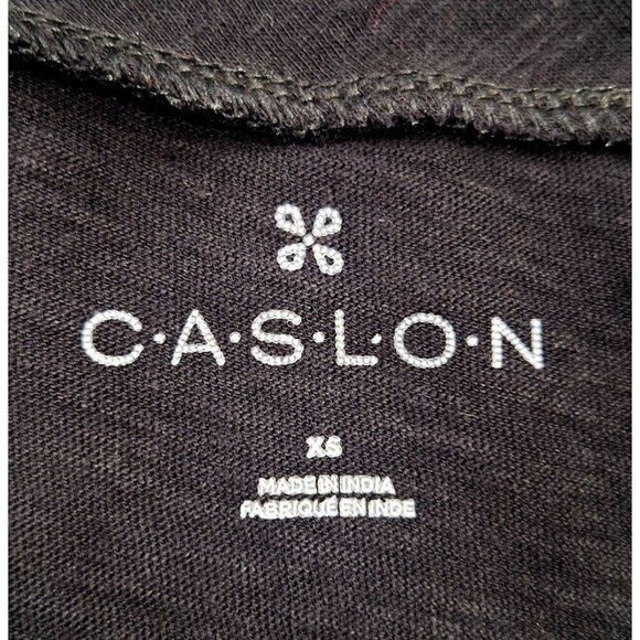 NEW Caslon Black V-Neck T-Shirt Sz XS - Picture 6 of 6